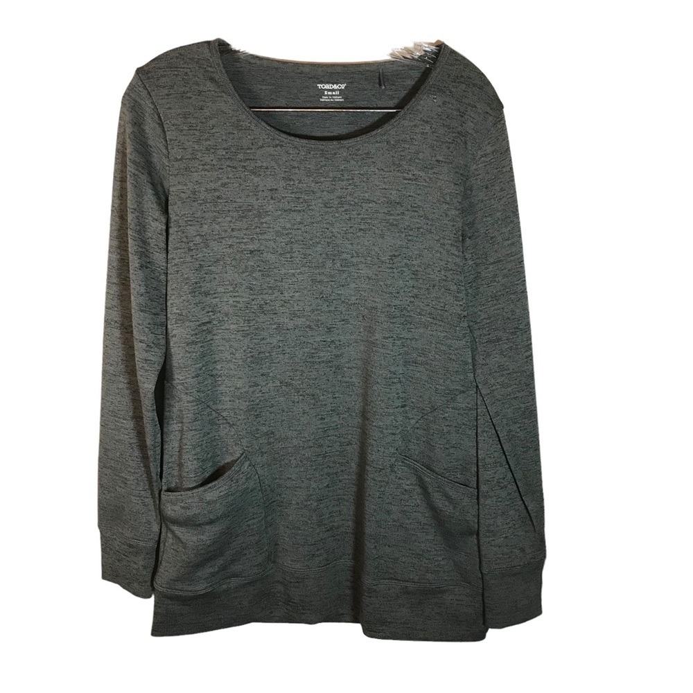 Toad & Co. intermezzo pullover tunic top women’s size small green